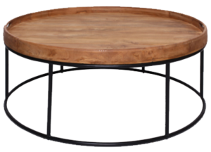 Coffee Table - Brown and Black - CCT-6107