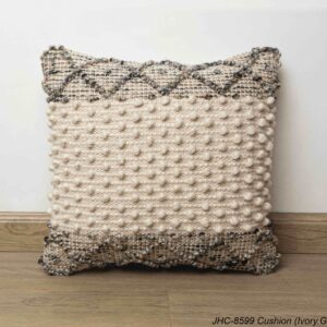 Cushion  JHC-8599  Ivory Grey  18x18