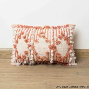 Cushion JHC-8639 Ivory Peach 16x16