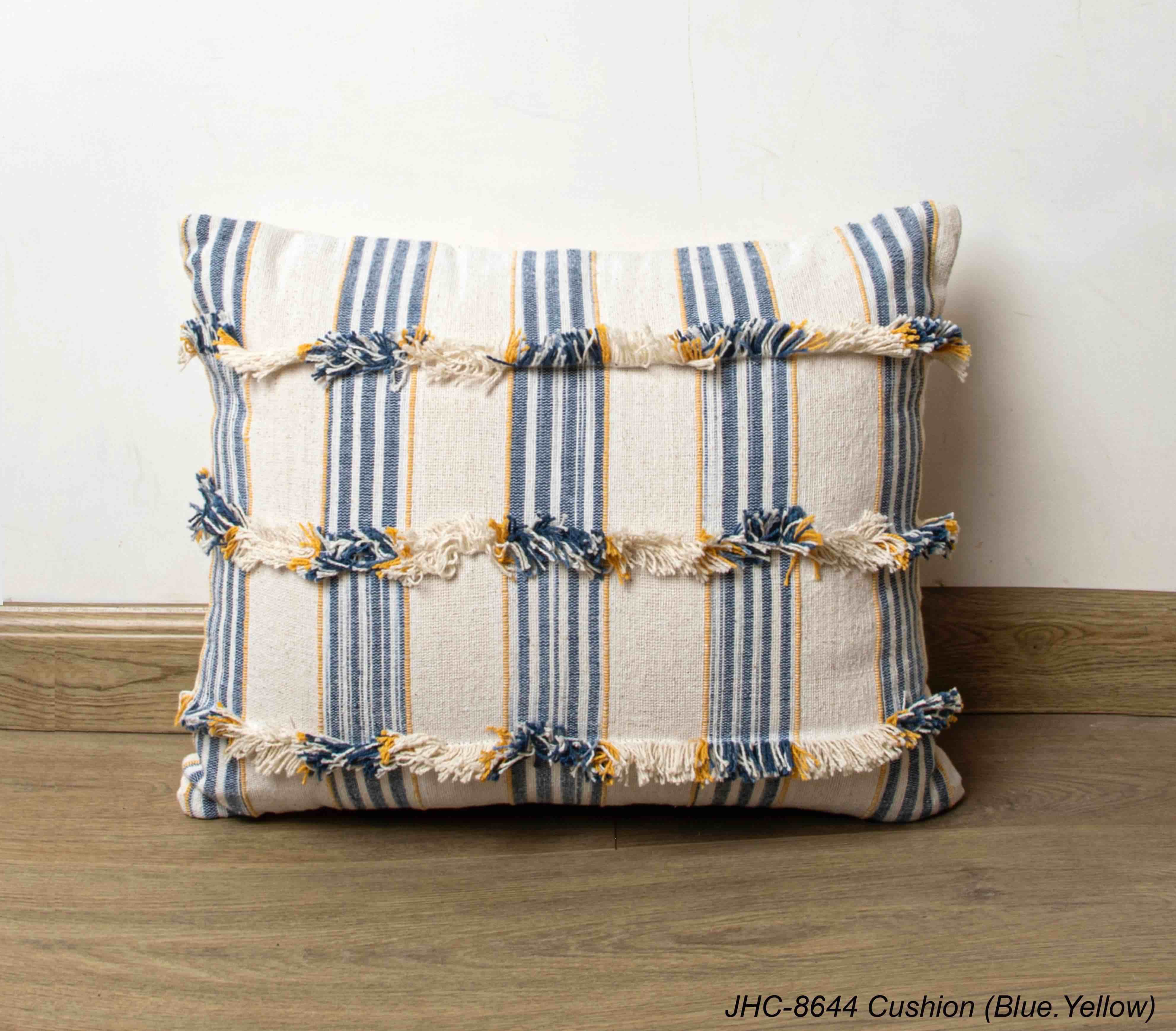 Cushion JHC-8644 Blue Yellow 16x16