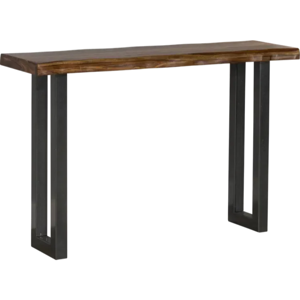 Live edge console table Walnut finish NIPL10618 Furniture Marketplace