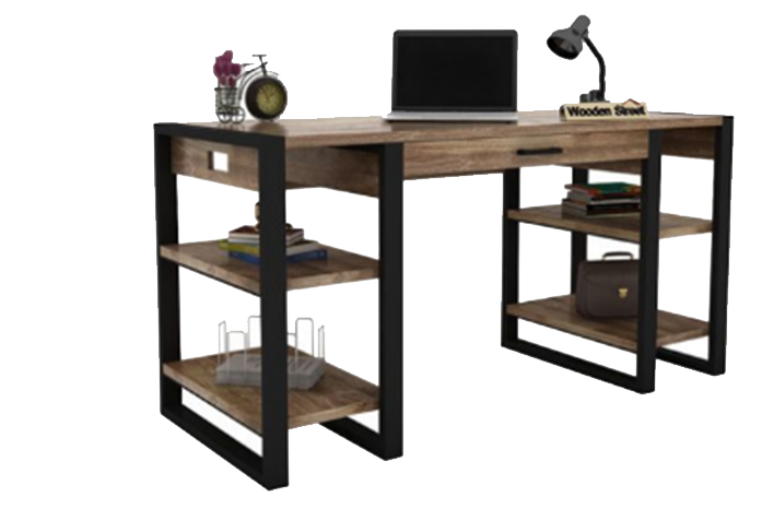 Office Table - Brown and Black - OT-1121